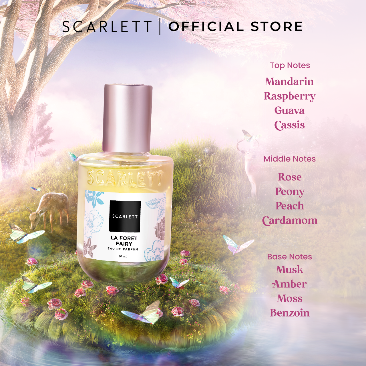 Scarlett Eau De Parfum La Foret Fairy 30ml